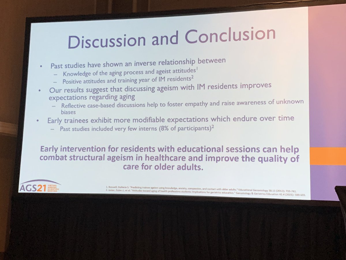 Combating structural ageism <a href="/Baystate_Health/">Baystate Health</a> <a href="/jesserosskatz/">Jesse R. Katz, MD</a> &amp; future <a href="/BUgeriatrics/">BMC|BU Geriatrics Fellowship</a> fellow Brent Schell present <a href="/AmerGeriatrics/">American Geriatrics Society</a> <a href="/KateBUW/">Kate Bennett</a> <a href="/RZChipMD/">Ryan Chippendale MD</a>