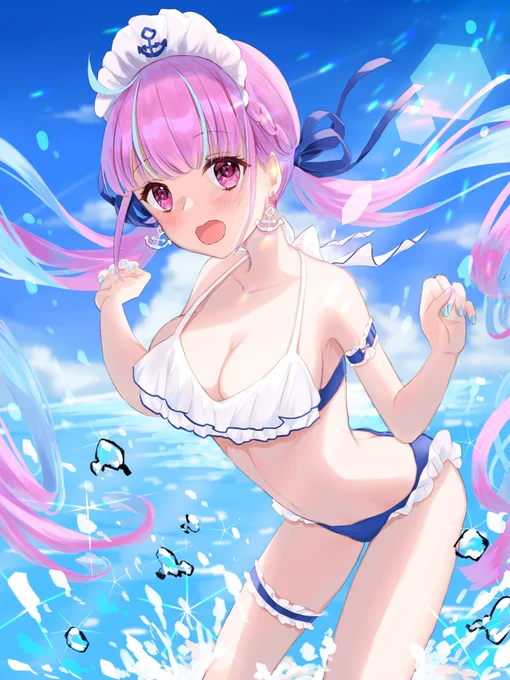 あくたん、夏が来ます #あくあーと#ホロライブサマー 