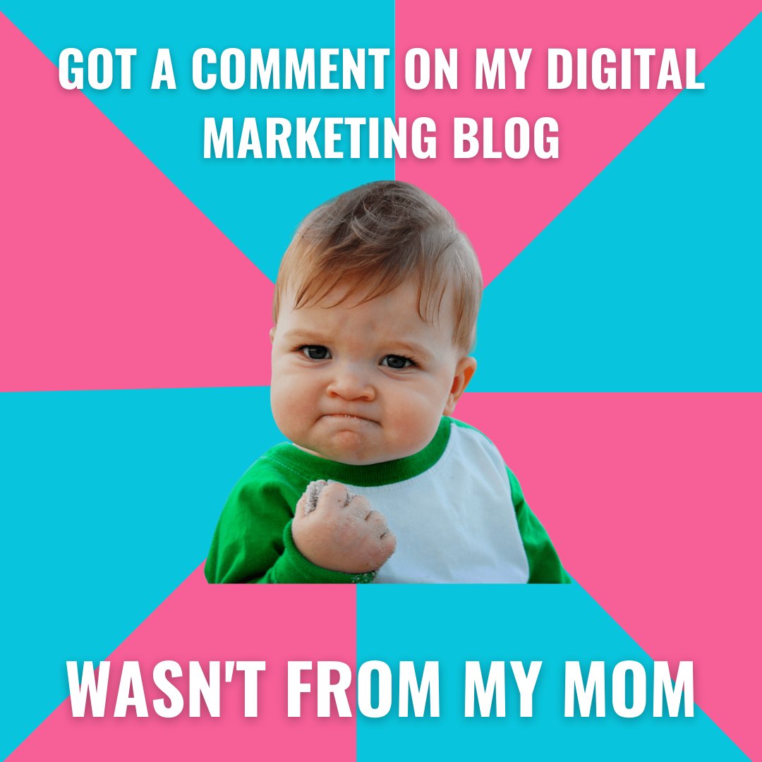That popular post feeling 😆  
Sorry mom, we love you and your slightly embarrassing comments. ❤️
#digitalmarketing #postengagement #socialmediamarketing