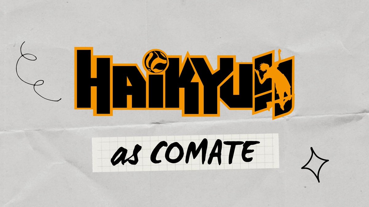 tataecy's tweet photo. #haikyuu AU as Comate https://t.co/xMGenLJOZN
