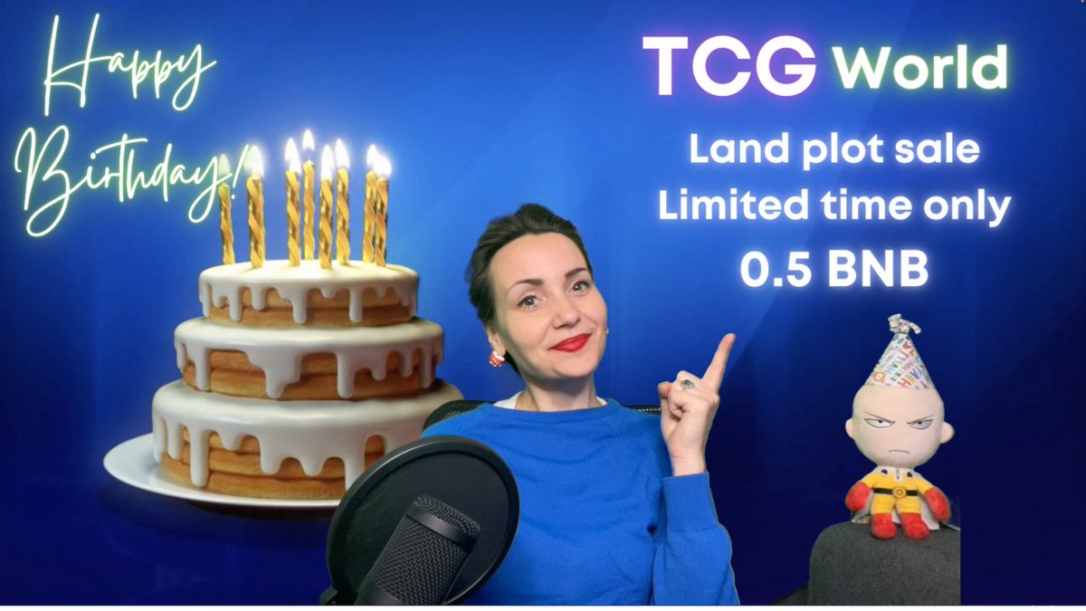 Hi Everyone we just release our new video on TCGWorld.
Hope you like it 😃
Please share &amp; subscribe :) Let's get the word out about TCG-World! 
<a href="/OfficialTCGCoin/">TCG World</a> @OFC_LavaHeads 

TCG World Birthday Sale 0.5 BNB youtu.be/KRqbn8wLsx0 via <a href="/YouTube/">YouTube</a>