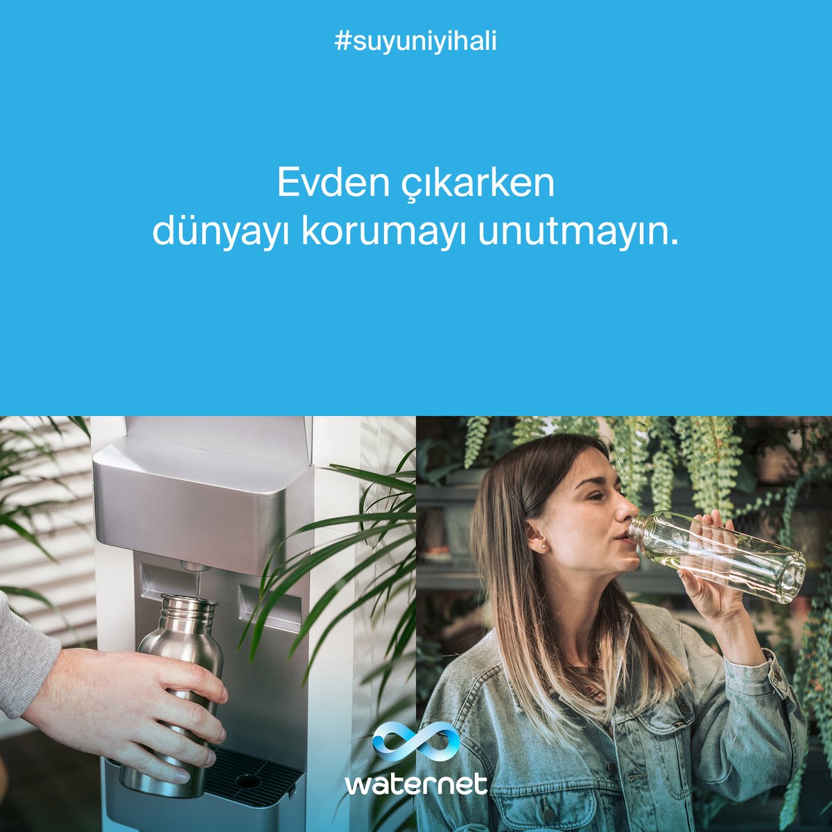 Dışarı çıkarken yanınıza su alarak hem plastik kullanımınızı azaltabilir hem de gittiğiniz her yerde iyi su içmiş olursunuz. 💧

#waternet #waternetsu #iyisu #su #suartıma #suarıtmacihazı #sürdürülebilirlik #plastikatık #doğa