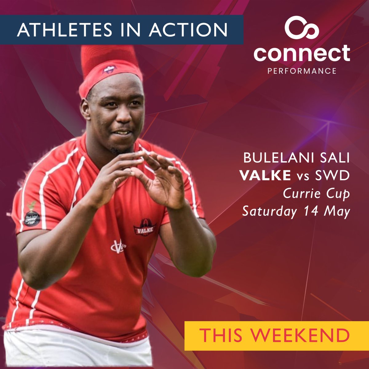 connecthpc's tweet photo. Bulelani Sali is back on home turf for the Valke this week, with SWD in his sights. 👀 👀 👀 

#rugby #prop #CurrieCup https://t.co/vTdys2Il1R