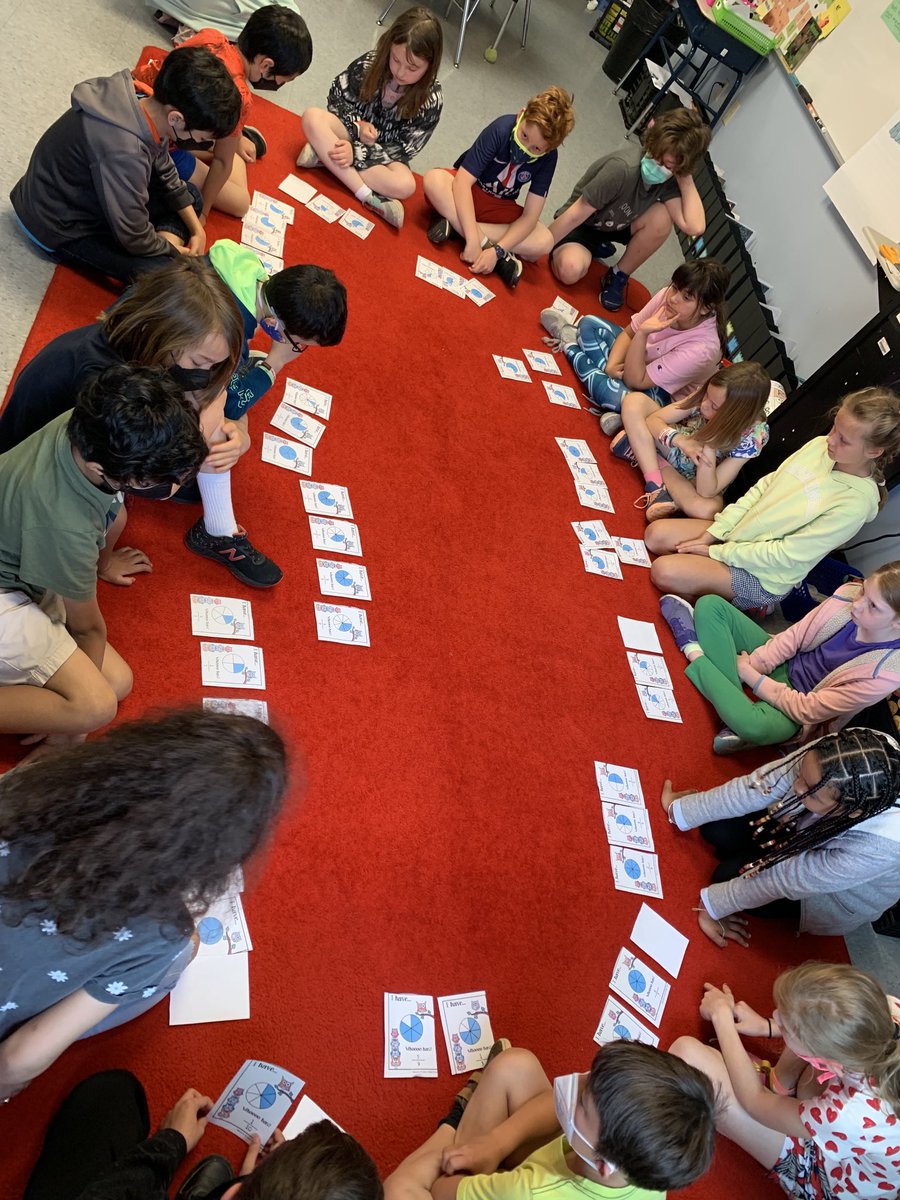 A game of “I Have, Whooo Has” with fractions!  🦉