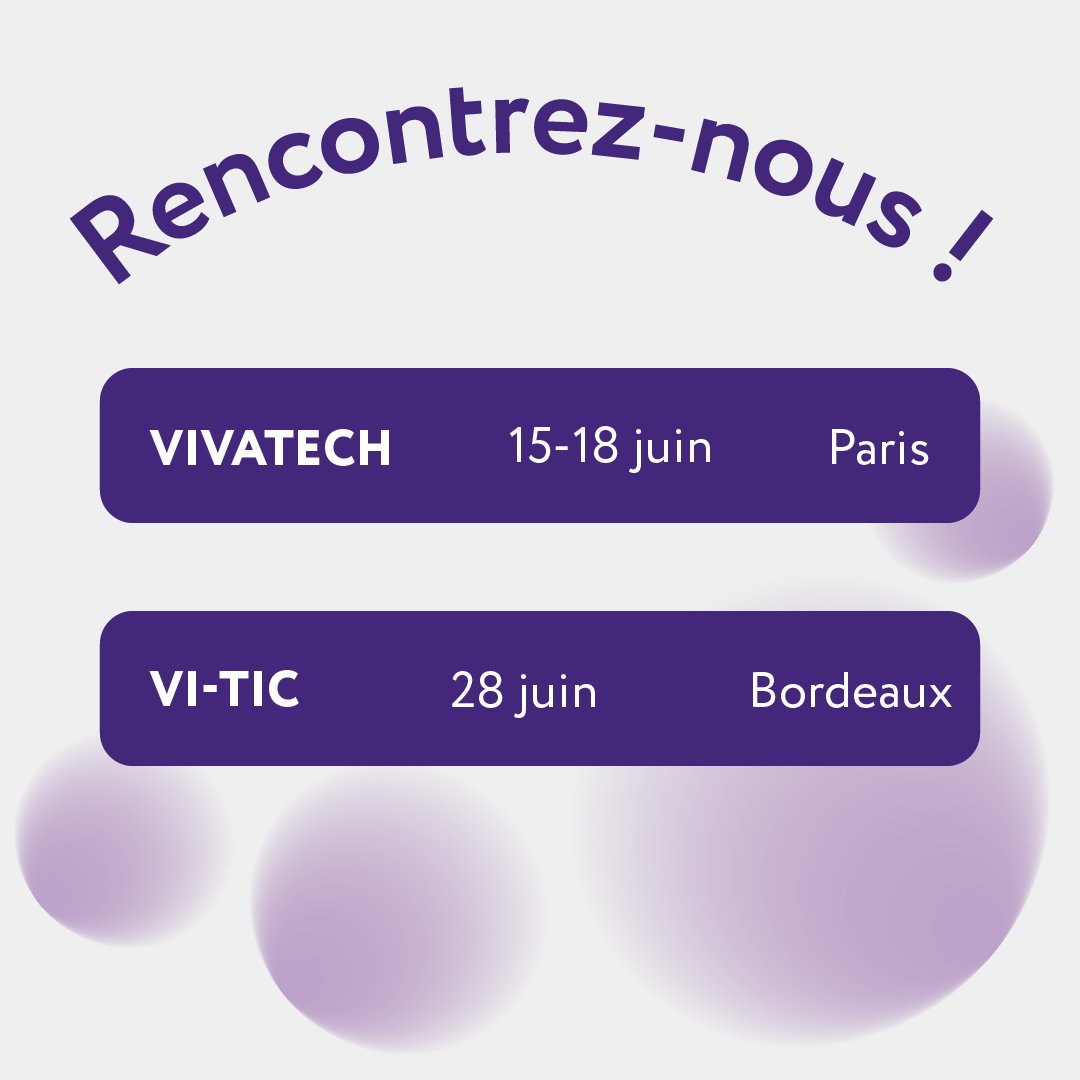 DeVines (@devines_eu) on Twitter photo 🤖 Pour la seconde année consécutive, nous participerons à <a href="/VivaTech/">Viva Technology</a> du 15 au 18 juin à Paris !
🍇 Nous participerons également à Vi-Tic : dédié à l’innovation numérique et robotique au service de la filière viti-vinicole. Rendez-vous à Bordeaux le 28 juin à partir de 14h ! 🤖 Pour la seconde année consécutive, nous participerons à <a href="/VivaTech/">Viva Technology</a> du 15 au 18 juin à Paris !
🍇 Nous participerons également à Vi-Tic : dédié à l’innovation numérique et robotique au service de la filière viti-vinicole. Rendez-vous à Bordeaux le 28 juin à partir de 14h !