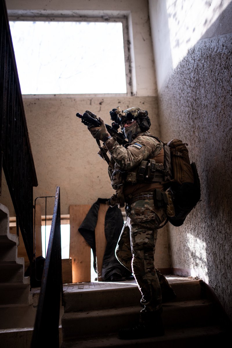 US_SOCEUR's tweet photo. #TrojanFootprint SOCEUR trains with #NATO allies in Estonia 🇪🇪 Estonian and U.S. #SOF conducted direct action training together which required operators to gather intelligence to enable further operations.
#ESTSOF
#SOFinEurope
#AlwaysReady
#WeAreNato
@USEmbTallinn https://t.co/ekPCOuvT8J