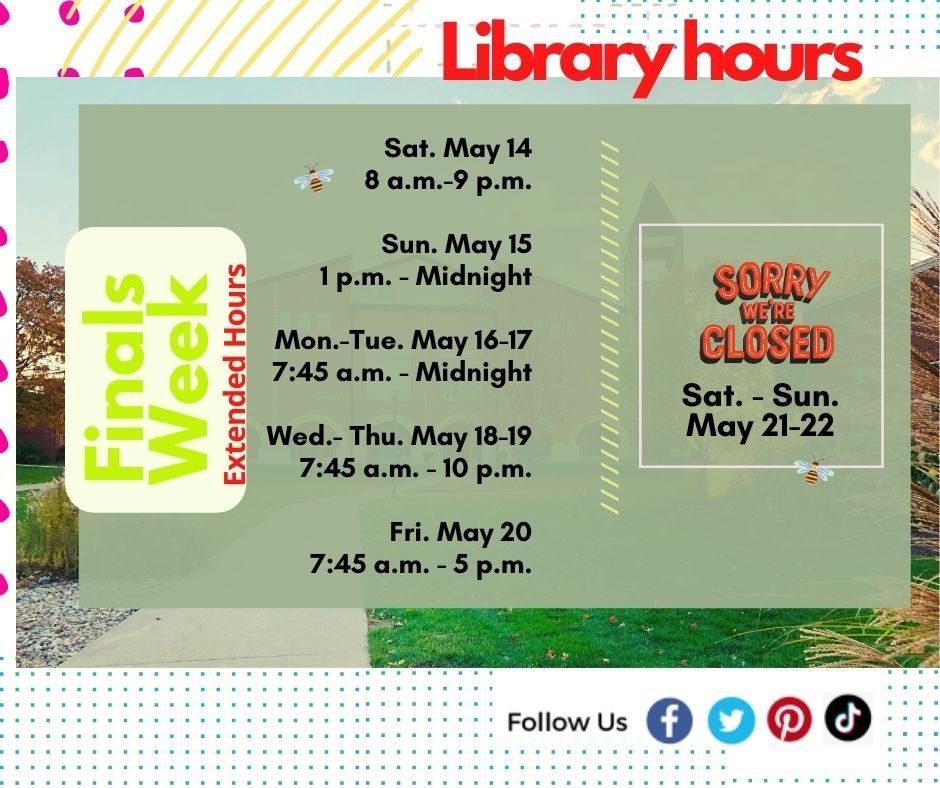 (1/2)
A very good morning !! Friday Friday....!
We are open from 7.45 am - 5 pm! Have a wonderful day! ~Stop by on the website for hours, contact, <a href="/SAULib/">St. Ambrose University Library</a> catalog and much more, sau.edu/library