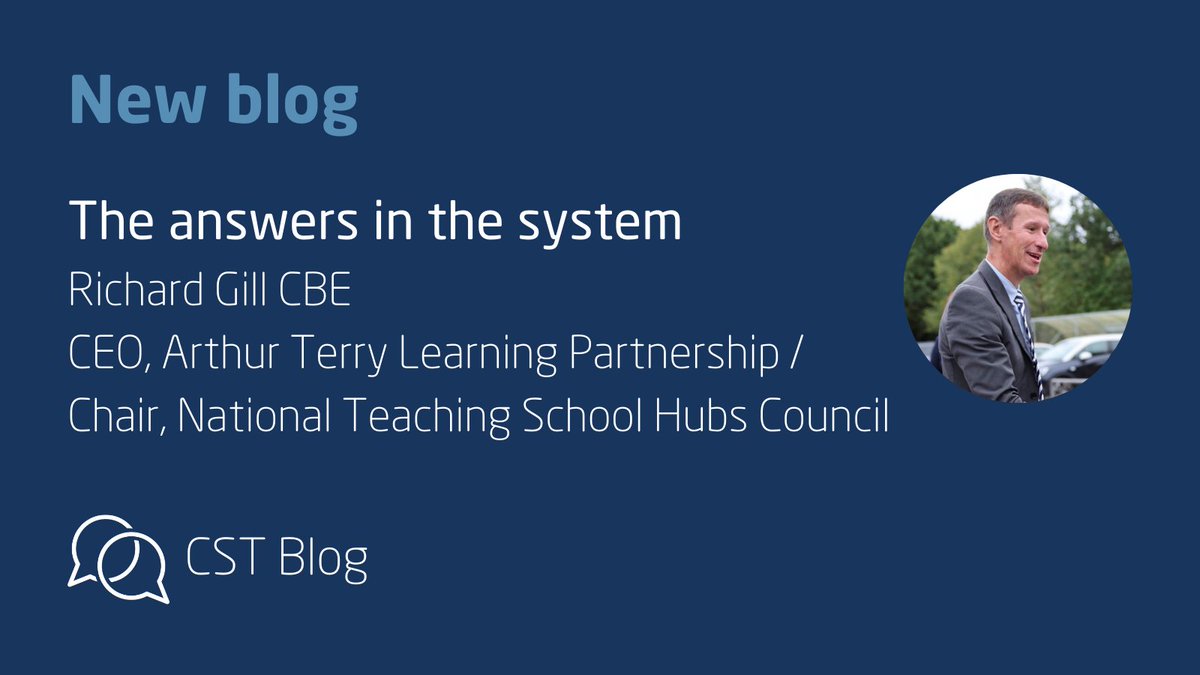 📢 New CST Blog 📢 On the Blog this week, @TSCchair shares his thoughts on Teaching School Hubs, the recent White Paper, and how the sector can drive a systemic response to the big challenges. 👇 cstuk.org.uk/news-publicati…