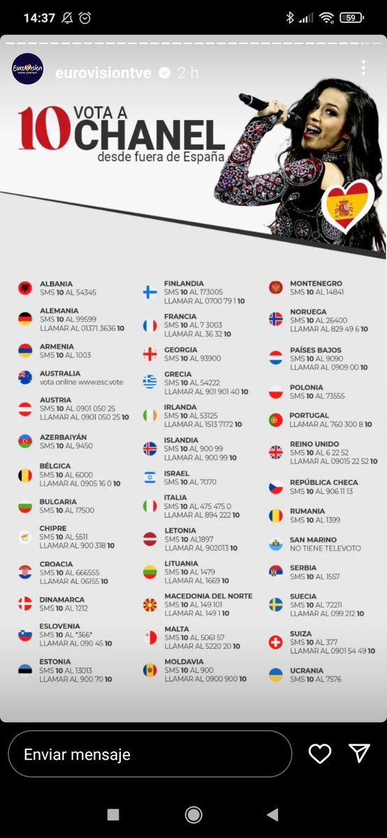 MyuNovizu's tweet photo. Vote SPAIN #votechanel #spainesc #eurovision #ESC #Spainesc #Chanelazo #Chanel #finalesc #ESC2022 https://t.co/yJ5qRZusdw