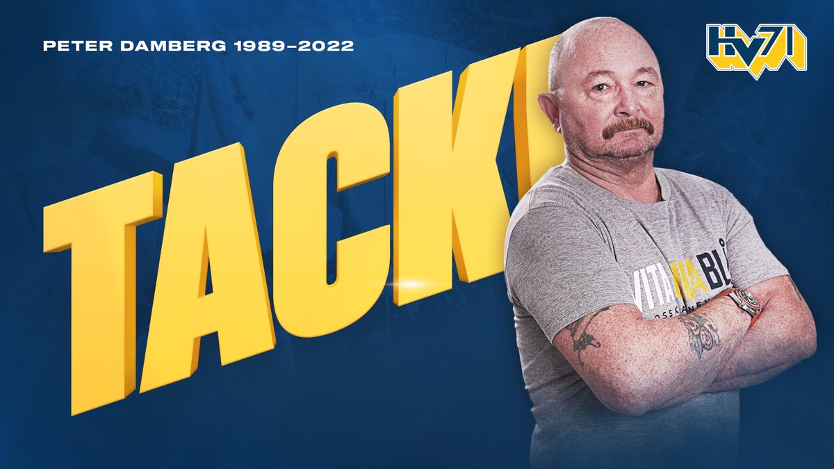 Idag gör Peter "Dammis" Damberg sin sista dag på HV71! Vi lyfter på hatten för dig Dammis och önskar dig ett skönt pensionärsliv! #HV71