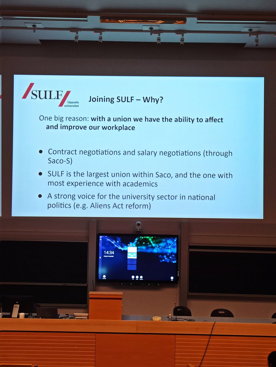 UU_postdocs's tweet photo. You can make an impact and improve #postdoc's working conditions by joining @SulfD Union! #UUPA_Welcome https://t.co/3MjM5sglz4