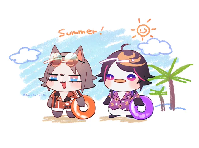 🌴☀Summer~~~!!🌺🌴
#MystArt #YaminoArt 
