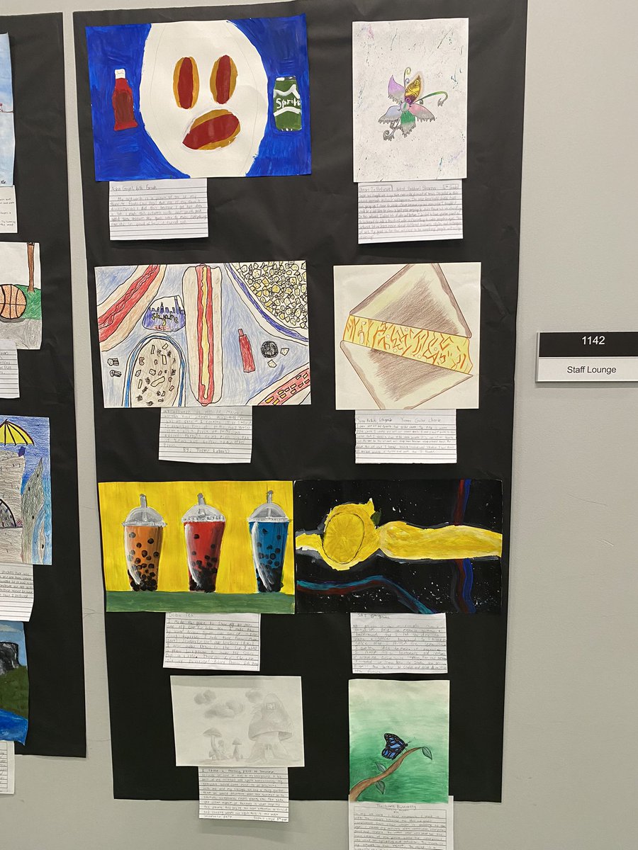 artcover's tweet photo. Our first Soaring Showcase was wonderful.  So proud to share all of their creative ideas with everyone. #ERMSart https://t.co/b0GkxwiQWy