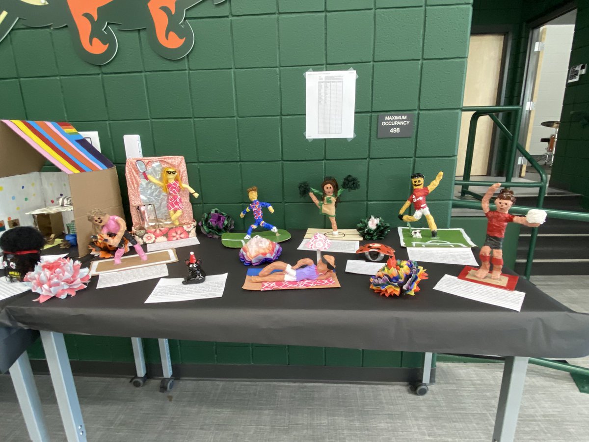 artcover's tweet photo. Our first Soaring Showcase was wonderful.  So proud to share all of their creative ideas with everyone. #ERMSart https://t.co/b0GkxwiQWy