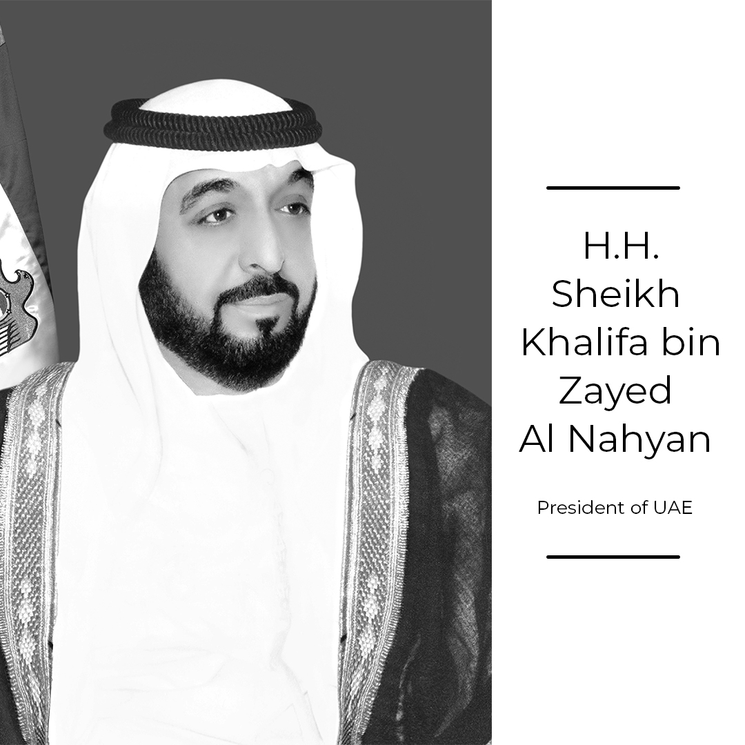 We stand as one, with the people of the nation on the passing of His Highness Sheikh Khalifa bin Zayed Al Nahyan, President of the UAE.