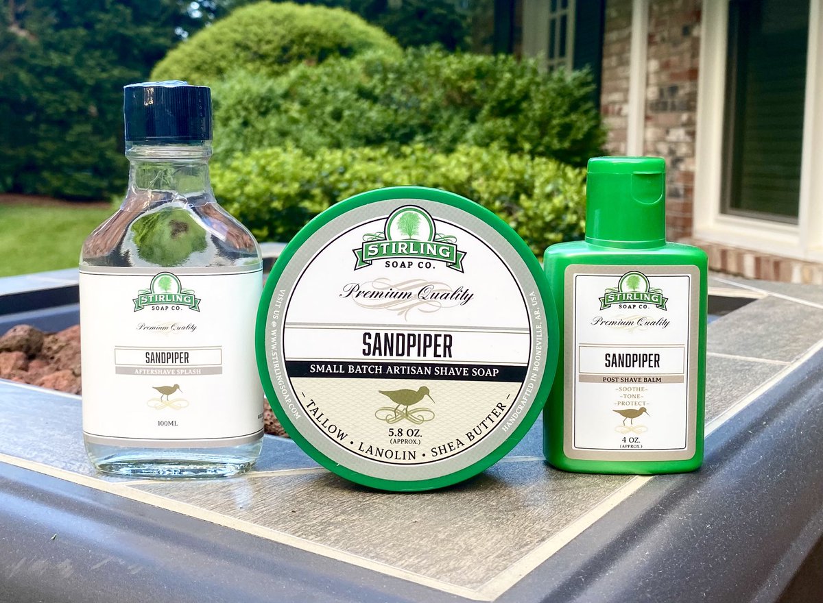 Stirling Sandpiper is now on our shelves! @stirlingsoap @latherhog @realcdb @mantic59 @wetshaving_welshman @wet.shaving.passion @wetshavers @wetshaving_greece @wet_shaver_review 
#shavesoap #soap #smellsgood #wetshaving #wetshave #wetshavers 

abovethetie.com/collections/st…