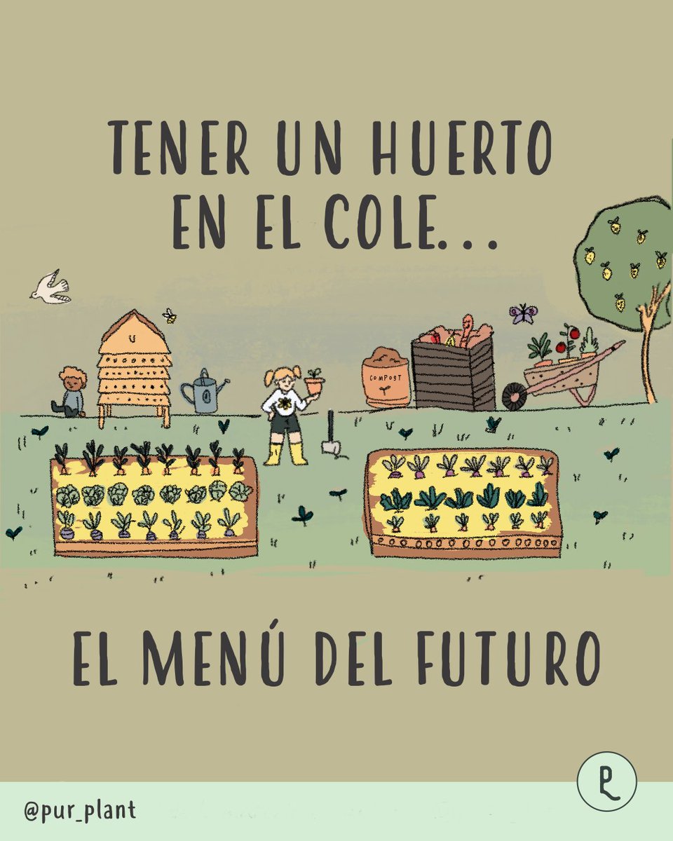 pur_plant's tweet photo. Tener un huerto en el cole
✔️ {RE} conecta a los peques con la naturaleza⁠
✔️ Enseña a respetar los ciclos naturales y a emplear mejor los recursos⁠
✔️ Cultiva la paciencia y el bienestar emocional⁠
#permacultura #huerto #huerta #huertosescolares #huertorogánico https://t.co/PY23S3bDQG