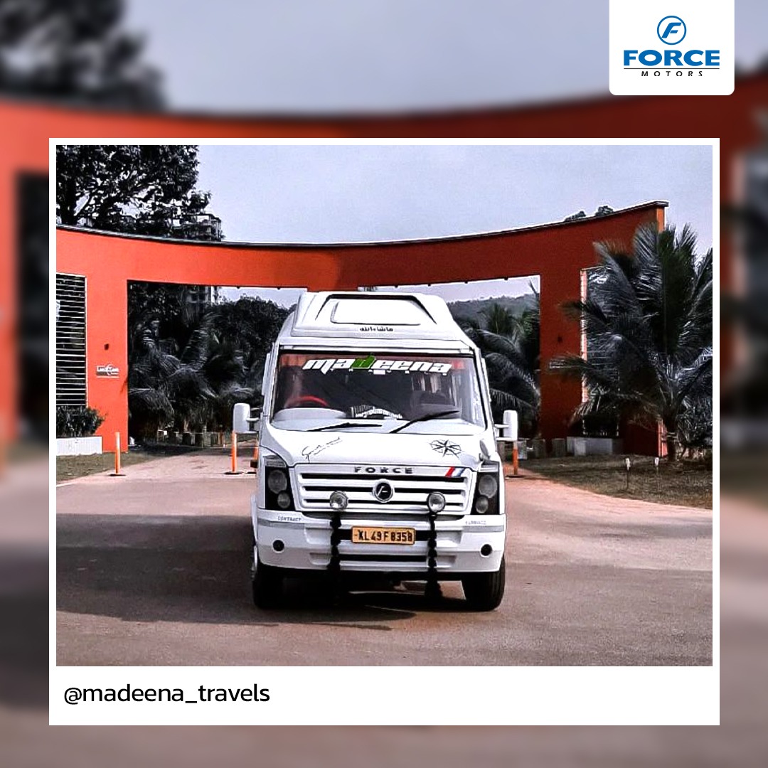 ForceMotorsFML's tweet photo. All you need is a Force wheel in your hand and four on the road.
@madeena_travels 
.
.
Send us pictures #Traveller and get featured on our page.

#ForceMotors #ForceMotorsLimited #FML #FlattenTheCurve
#IndiaFightsCorona
#StayHome #forcemotors #force
#forceindia #Traveller https://t.co/EixeiH8WkD