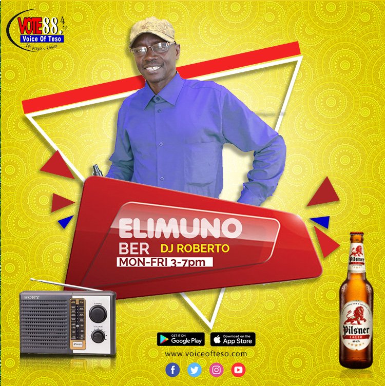 voice_of_teso's tweet photo. What's stressing you today?
Mention it live on #ElimunoBer, powered by @PilsnerLagerUg
#FlashbackFriday
#Votefm https://t.co/cwiUtmSsGB