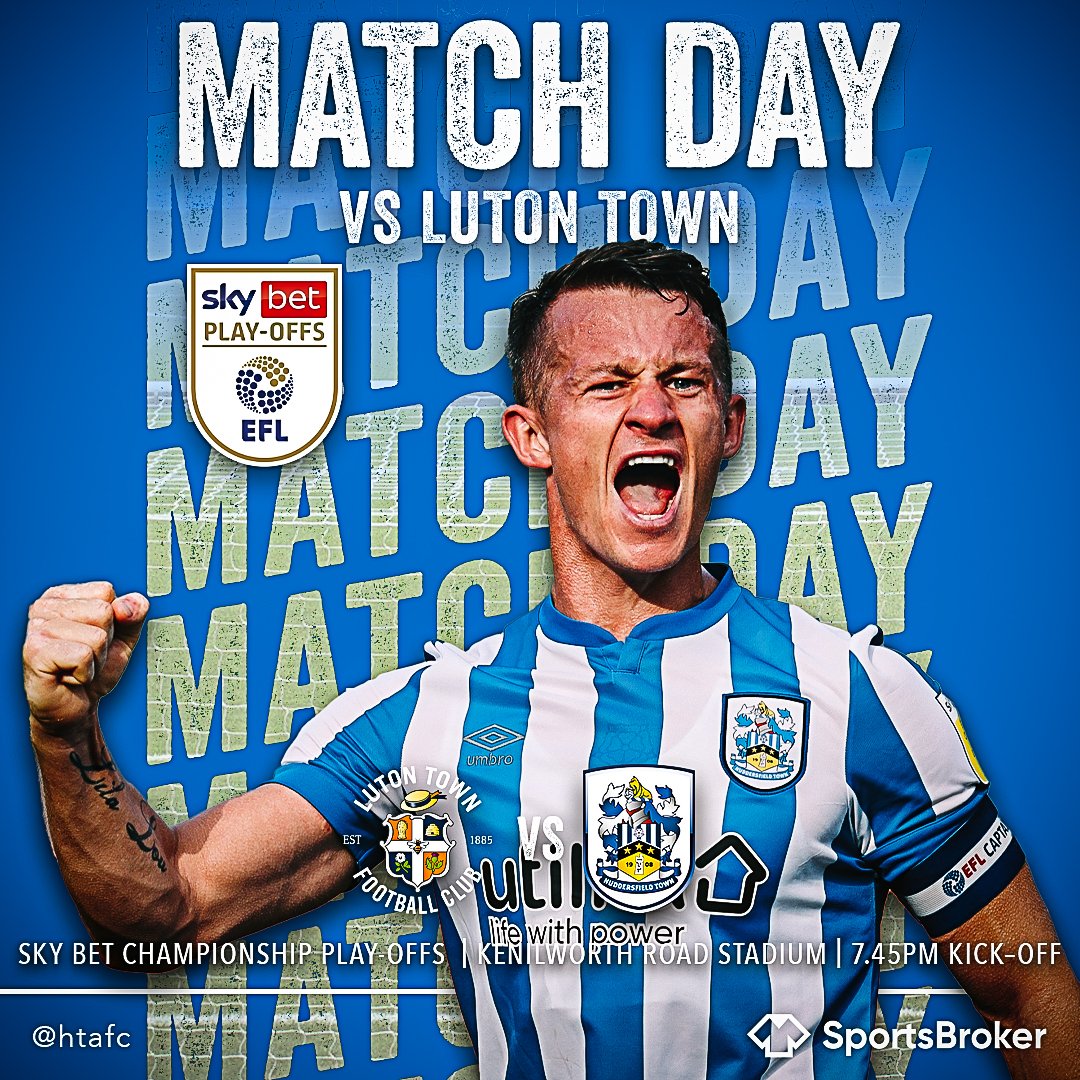 htafc's tweet photo. A 𝙃𝙐𝙂𝙀 90 minutes of football is pending ⏳

🆚 Luton Town
🕢 7.45pm kick-off
🏟 Kenilworth Road
📺 Sky Sports
📻 iFollow HTAFC

🕺 Let's go, #htafc! https://t.co/vFzjBoCxCb