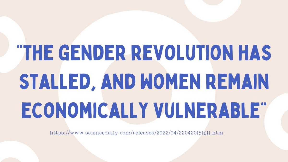 Find out why we need a stronger 'infrastructure of care' for women more than ever after the pandemic now: sciencedaily.com/releases/2022/… #mondaymotivation #ScienceTwitter