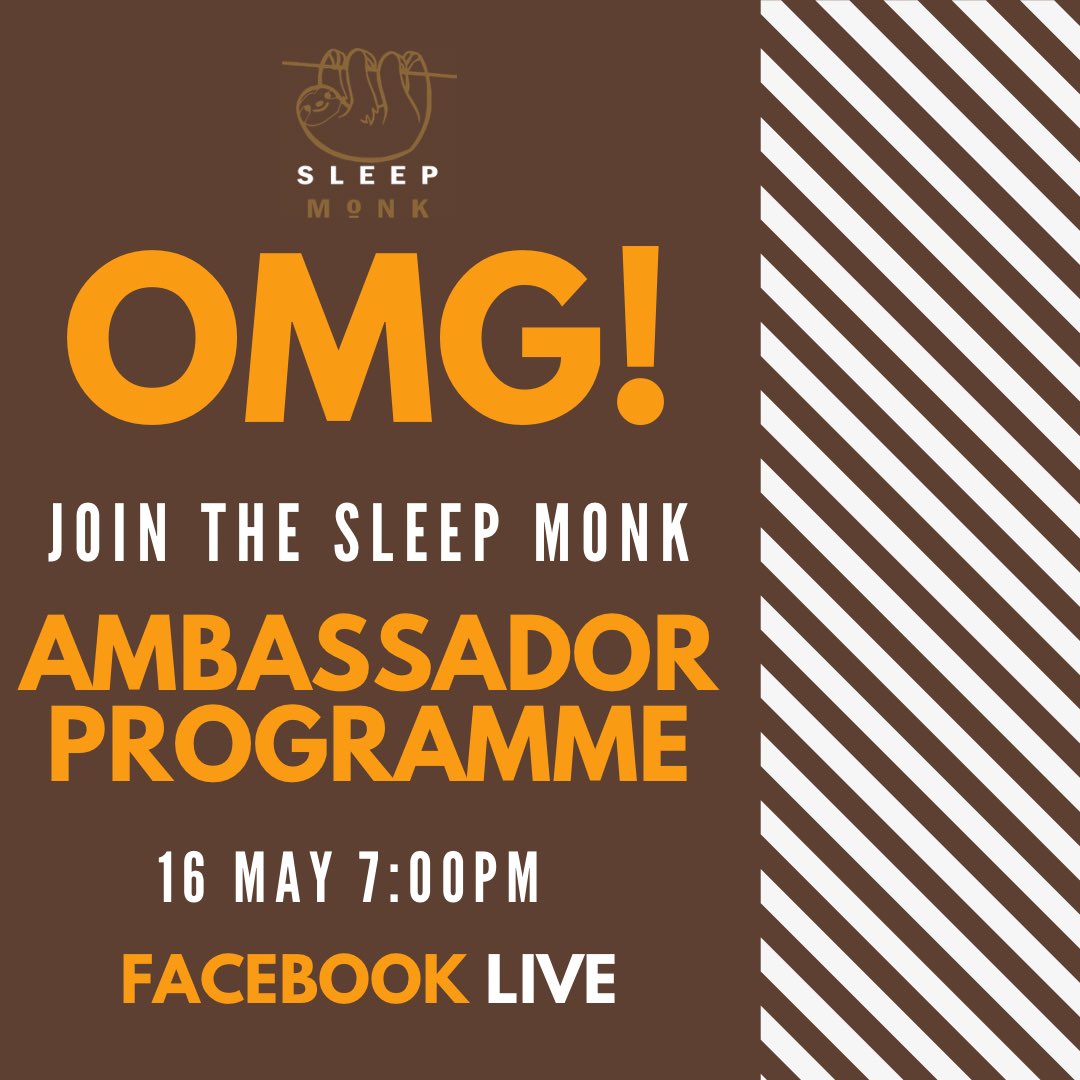 SLEEPMONK1's tweet photo. Hey Sleep Monkers don’t miss out on this great opportunity. Join the Sleep Monk team and make money from referrals. All you have to do is tell people about us and making some moola, zaka, chelete and randelas. #SleepMonkAmbassadorProgramme https://t.co/vXBqQaFGLZ