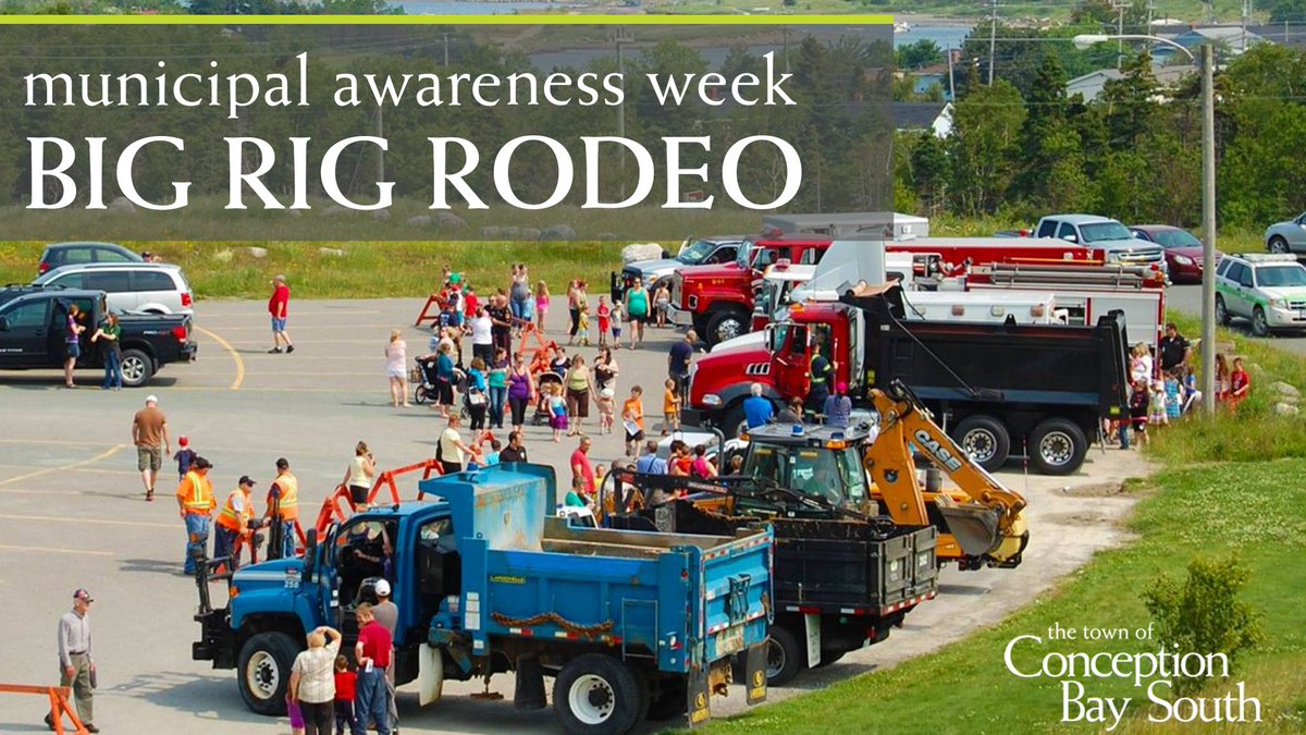 TownofCBS's tweet image. It's going to be a beautiful afternoon to take the kids down to the CBS Arena to see some awesome BIG RIGS! 🚒🚛🚌

#MunicipalAwarenessWeek

Details - conceptionbaysouth.ca/municipal-awar…