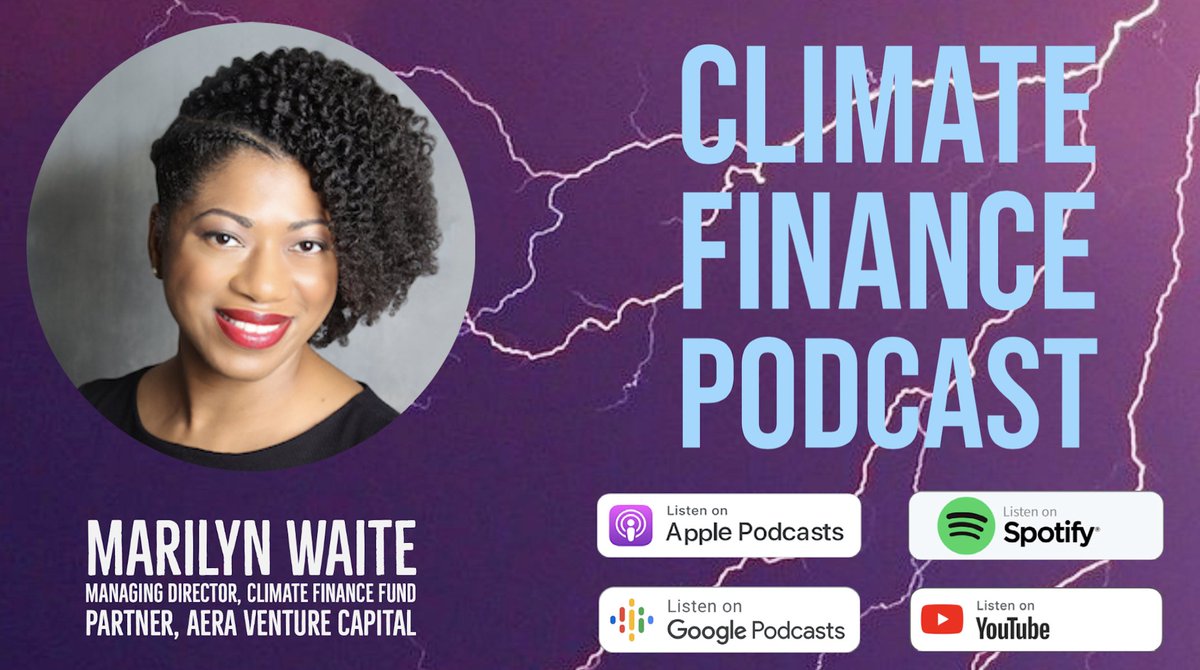 Check out the latest Climate Finance Podcast episode (climatefinance.xyz/episodes/maril…) with @WaiteMarilyn