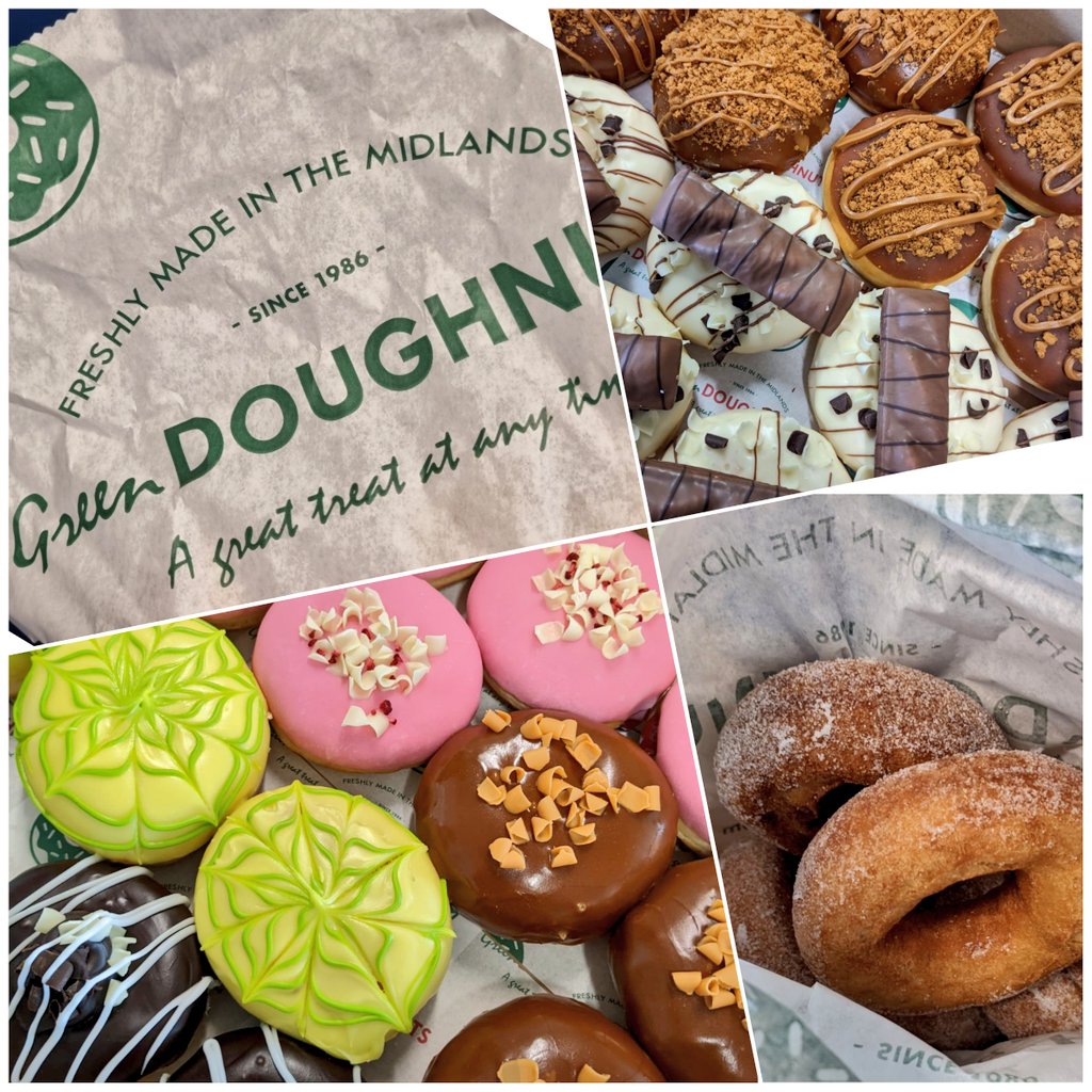 6thFormHL's tweet photo. Our fundraiser for @DoughnutWeek went very well today. Thank you to Yr12 for selling and Rob from @greendoughnuts for delivering 150 fresh doughnuts to us this morning! 
#Community 
#FeelGoodFriday https://t.co/DB7nUez4kS