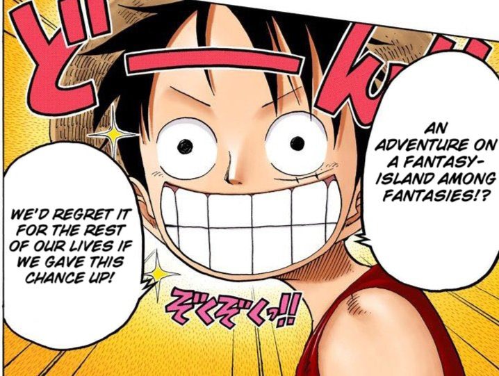 LuffyHourly's tweet photo. This mood of luffy https://t.co/m1QaIWw6Ih