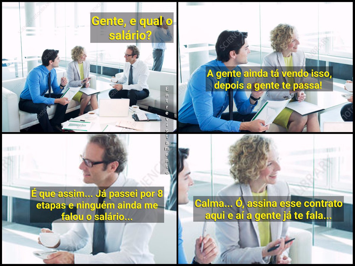 Entrevistamento's tweet photo. "Salário confidencial" https://t.co/BO52hl1Ijf