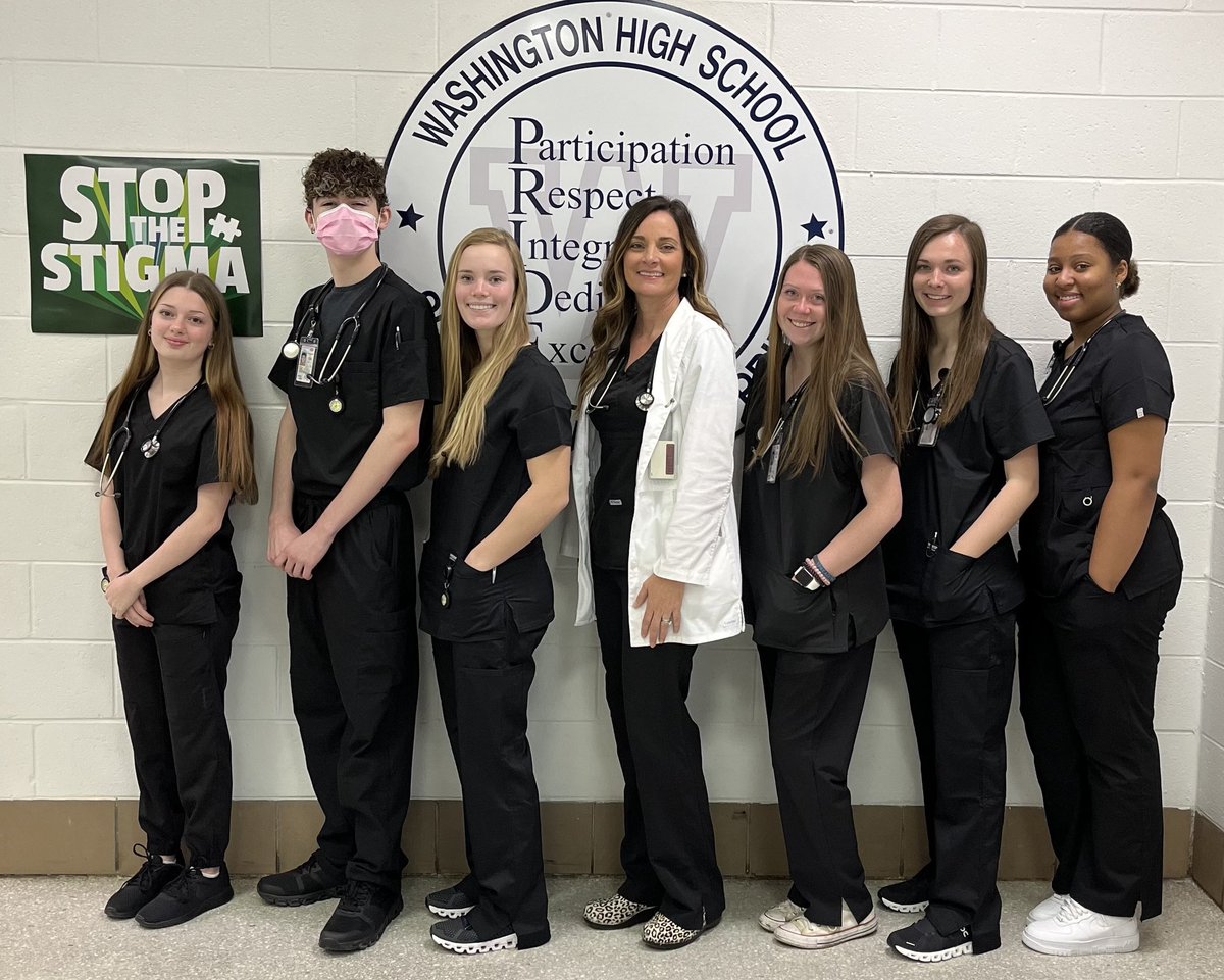 BCSCTE20's tweet photo. Mrs. Bridgette Harrell,WHS Health Science. A day of celebration for hard work &amp; dedication to her students and school. All nursing fundamental students for Spring 22 officially passed their CNA state exam GREAT JOB! @CTEforNC @BCS_CTE @BeaufortCoSchNC https://t.co/HpSAJuKJwT