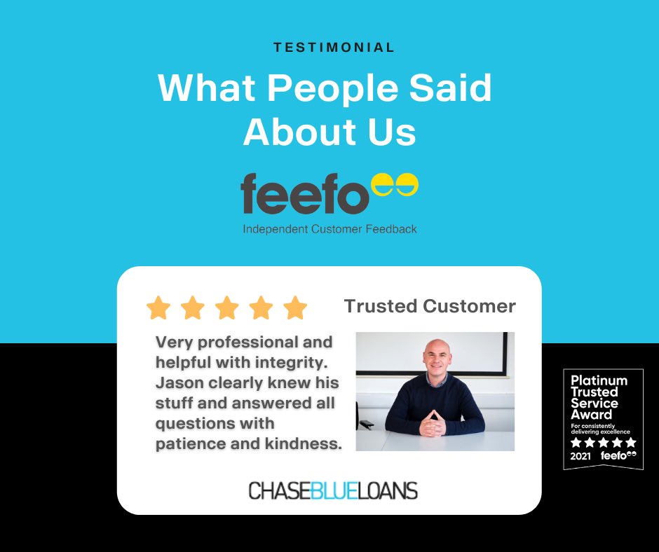 Chaseblueloans_'s tweet photo. Fantastic review here from a trusted customer,  amazing job by our Team Leader Jason Paterson.

#loan #mortgage #money #finance  #secondcharges #specialistmortgages #specialistlending #experts #loans #personalloan #homeloan #loanofficer #business #refinance #investment #credit https://t.co/RcUDrPrRQ6