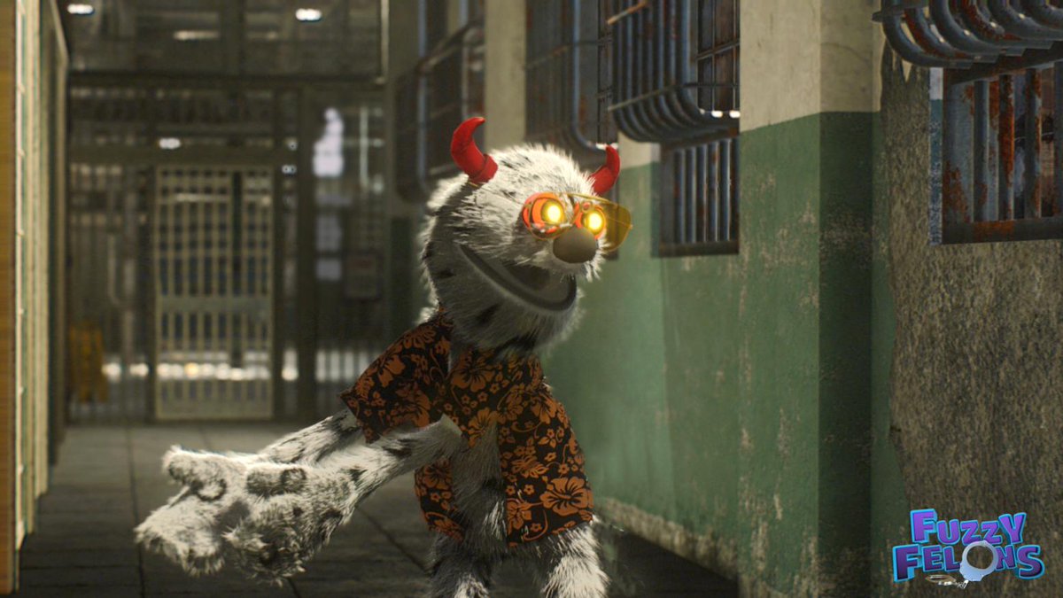 First still of my <a href="/fuzzyfelons/">Fuzzy Felons</a>  in his upcoming trailer debut for the animated show.  Cannot wait this is going to be awesome.  This is an amazing project to be a part of in this down market #NFTCommunity