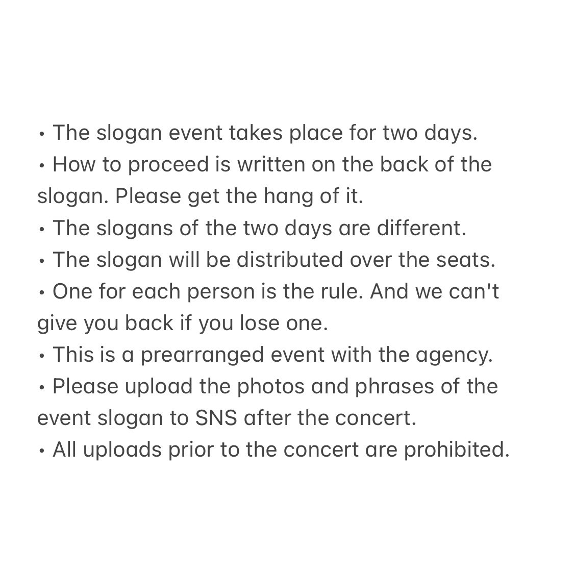 🌹윤지성 콘서트 ‘미로’ 슬로건 이벤트 안내

-자세한 내용은 사진과 당일 나눠드리는 종이를 확인해주세요.

#yoonjisung #윤지성 #윤지성콘서트