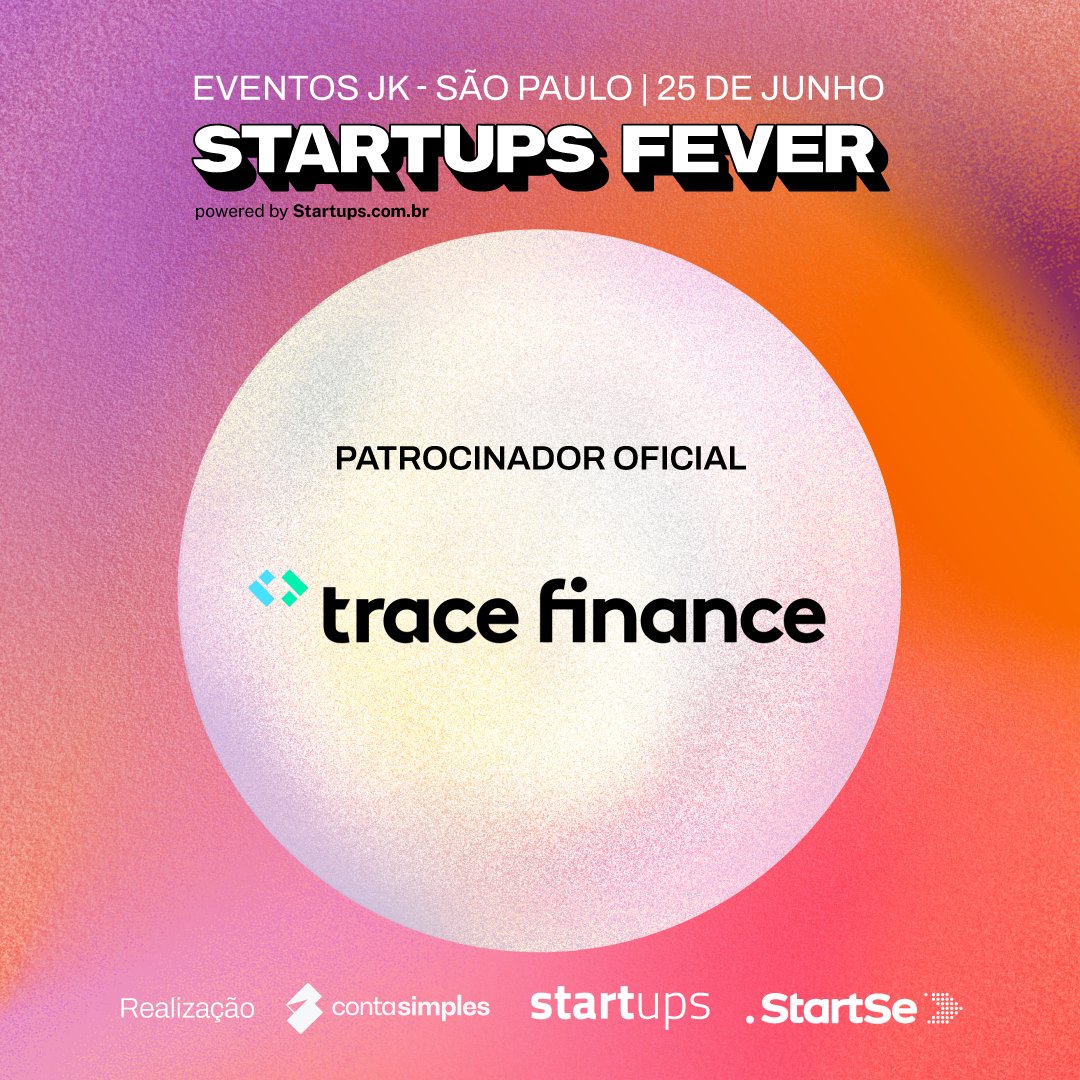 Trace Finance (@financetrace) on Twitter photo A Trace é a nova patrocinadora do Startups Fever!
Garanta seu ingresso com 15% de desconto usando o o cupom FEVER15: startupsfever.com
Até logo! A Trace é a nova patrocinadora do Startups Fever!
Garanta seu ingresso com 15% de desconto usando o o cupom FEVER15: startupsfever.com
Até logo!