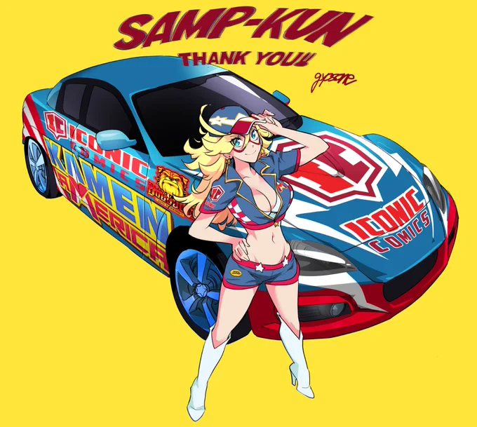 KAMEN AMERICAさんレーシングver
https://t.co/Cuq0sxlkeT
リクエストありがとうございます! 