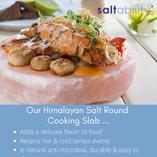 saltability's tweet photo. Check out our himalyan salt round cooking slab! 🍽️💓

#himalayansalt #cooking #wellness #pinksalt #flavor https://t.co/yTUI6DYkeR