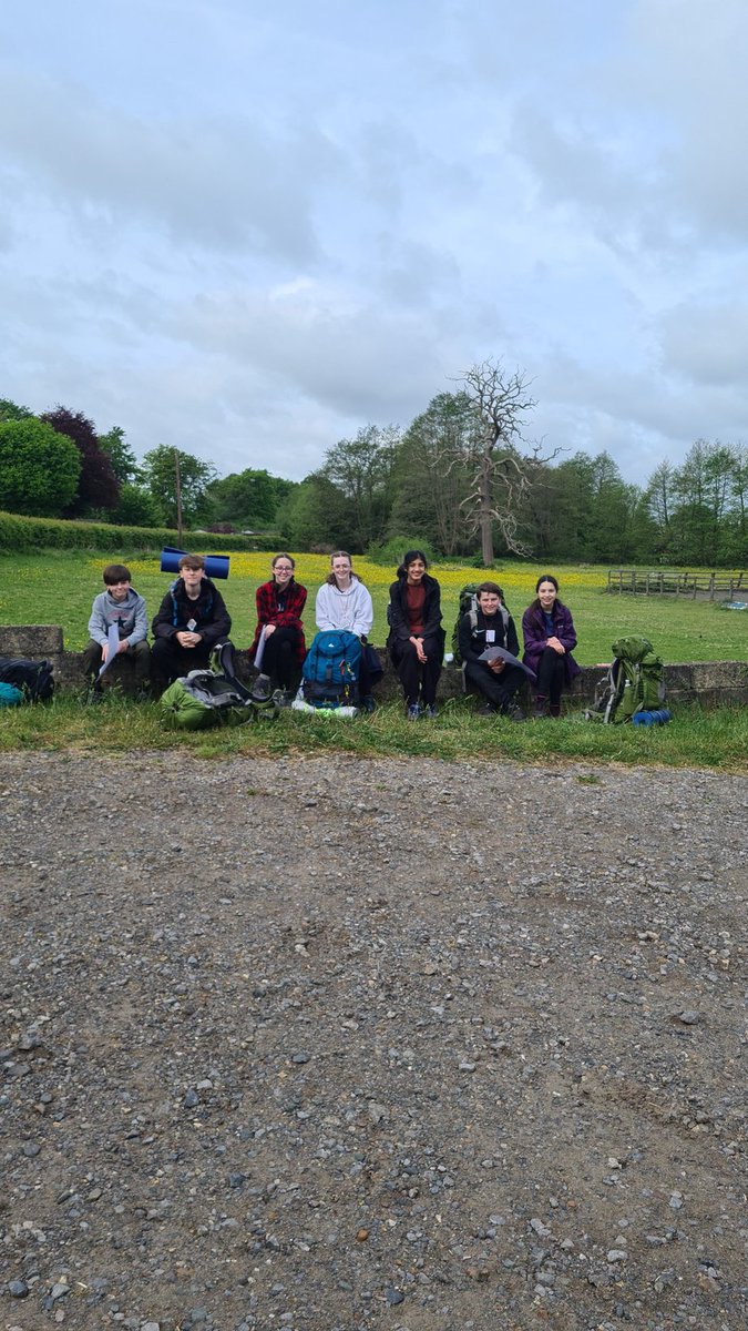 Group 3 heading to the next check point 👉