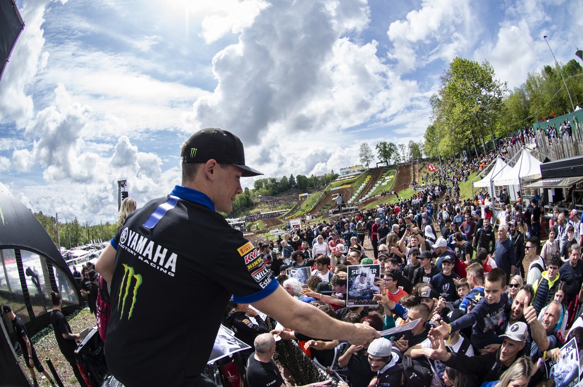 yamaharacingcom's tweet photo. 🇮🇹🎉 Seeing all the fans in Maggiora was incredible!
We hope for a busy @mxgp of Sardinia in Riola this weekend. There will be another @monsterenergy #RigRiot at 11:30 on Sunday! All Factory Yamaha riders will be there. See you there 👋 https://t.co/3yuAqN4R3M