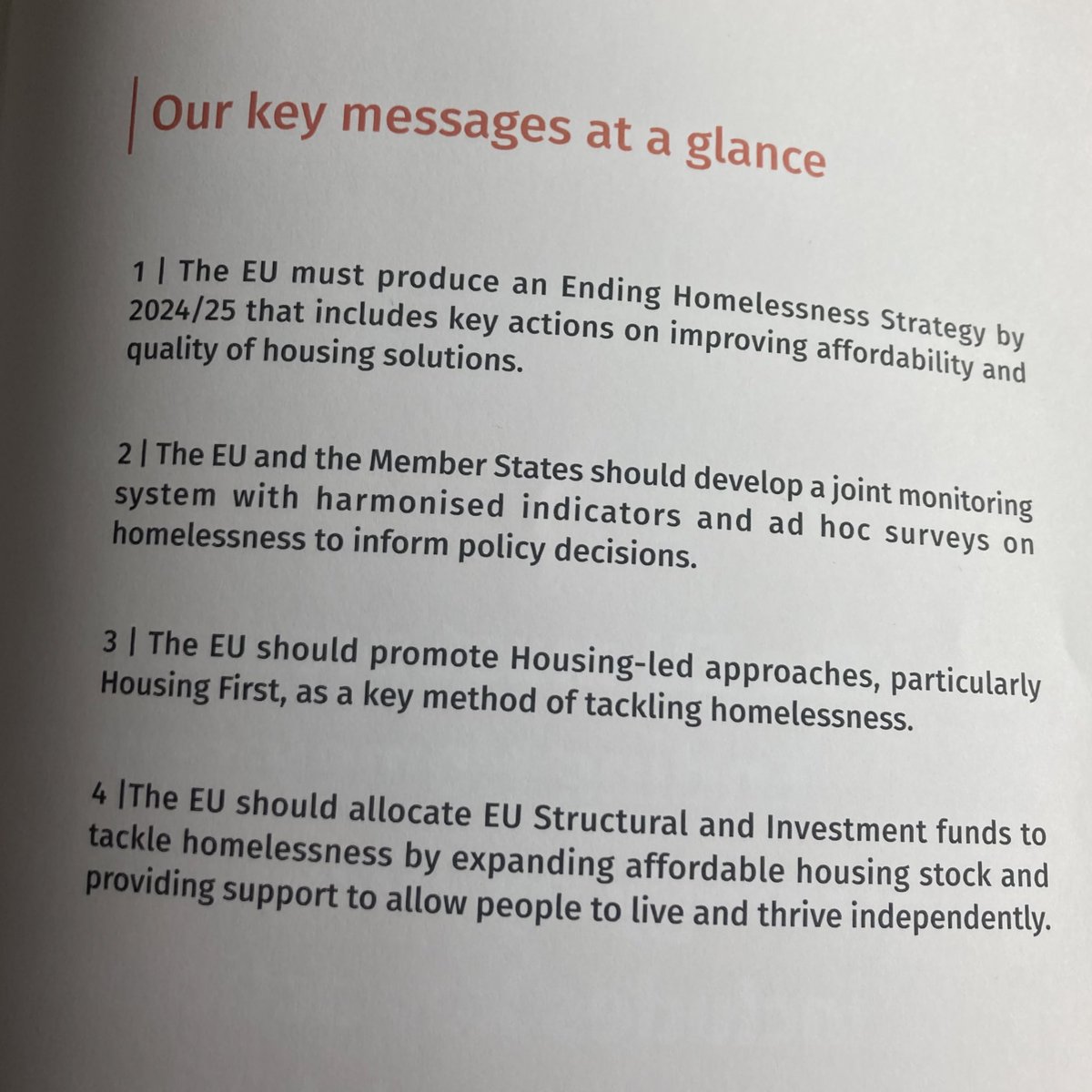 Key messages  @URBACTROOF project to EU (Commission) presented 2day in Ghent: 

➡️ proper EU strategy on homelessness

➡️ EU data collection on homelessness

➡️promote Housing First

➡️ensure access to EU funding & financing to tackle homelessness

Timely demands!

#ROOFTOPEU2022
