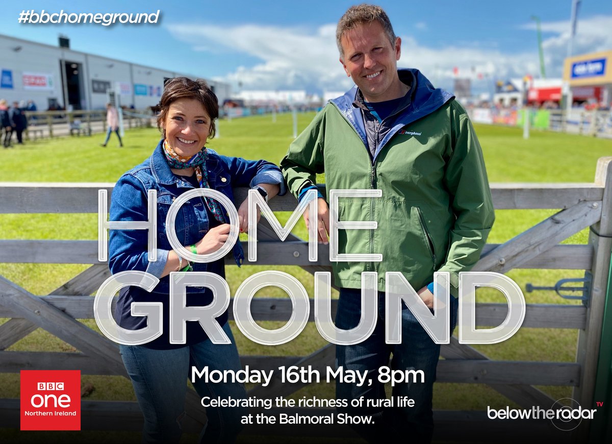 BTRadarTV's tweet photo. Home Ground @balmoralshow Monday 8pm @BBCOneNI @BBCnireland #bbchomeground #balmoralshow https://t.co/3Oy6L89IjS