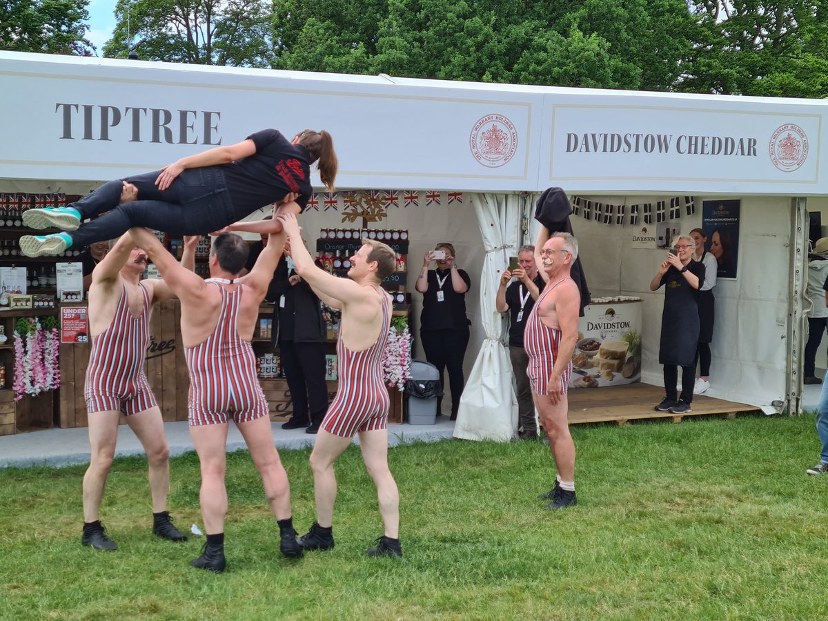 Cracking first day <a href="/windsorhorse/">Royal Windsor Horse Show</a>! Really fun introducing our cheese to guests at the show. Super proud to be exhibiting with the other Royal Warrant holders (<a href="/tiptree/">tiptree</a>). Come and pay us a visit if visiting today, or over the weekend! We have our 5yr matured cheese to try!