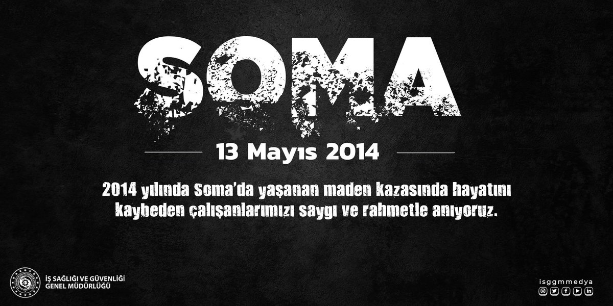 2014 yılında Soma'da yaşanan maden kazasında hayatını kaybeden çalışanlarımızı saygı ve rahmetle anıyoruz.

<a href="/vedatbilgn/">Vedat Bilgin</a> <a href="/muhittinbilge_/">Muhittin Bilge</a> 

#soma