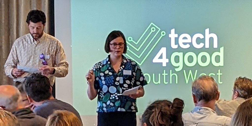 tech4goodSW's tweet image. ...and, that&apos;s a wrap! A huge thank you to everyone who came to this year&apos;s Unconference, and to everyone who helped make it happen! #Tech4GoodSW

Join the Tech4GoodSW LinkedIn group to continue the conversation  ➡️ ow.ly/cJuz50J76Gp