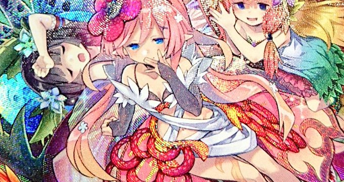 コレクターズレアのフレシア、加工とイラスト映えて良い 