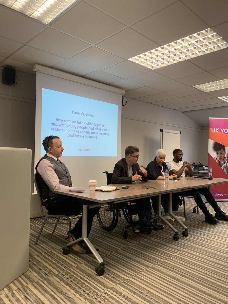 Next up a panel discussion 🗣 on how can we take action together - and with young people and allies across sectors - to make society more #inclusive and tackle inequality? <a href="/MrLouisHowell/">Louis Howell</a> @iwill_movement <a href="/TheMosaicTrust/">The Mosaic Trust</a> #UKYLeadersSummit