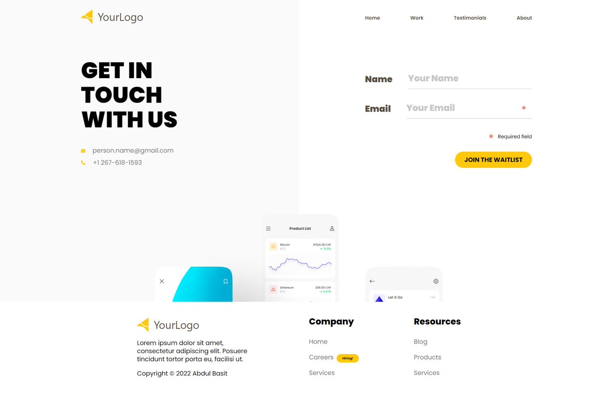 Basit_Miyanji's tweet image. Day 7
I wanted to create a most common component library in Reactjs with styled-components by building a Waitlist template, only left with responsiveness and some tweaks, then will make it public.

#100DaysOfCode #javascipt #ReactJS