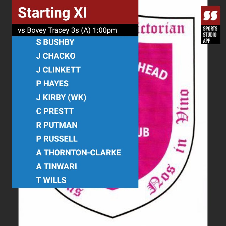 Upcoming fixture (s)

🆚 <a href="/bovey_cc/">Bovey Tracey CC</a> 3s
🏟 Netherton Park
🏏 <a href="/DevonCricketLge/">DevonCricketLeague</a> F Div West
🗓️ Saturday 14th May
⏰ 13:00