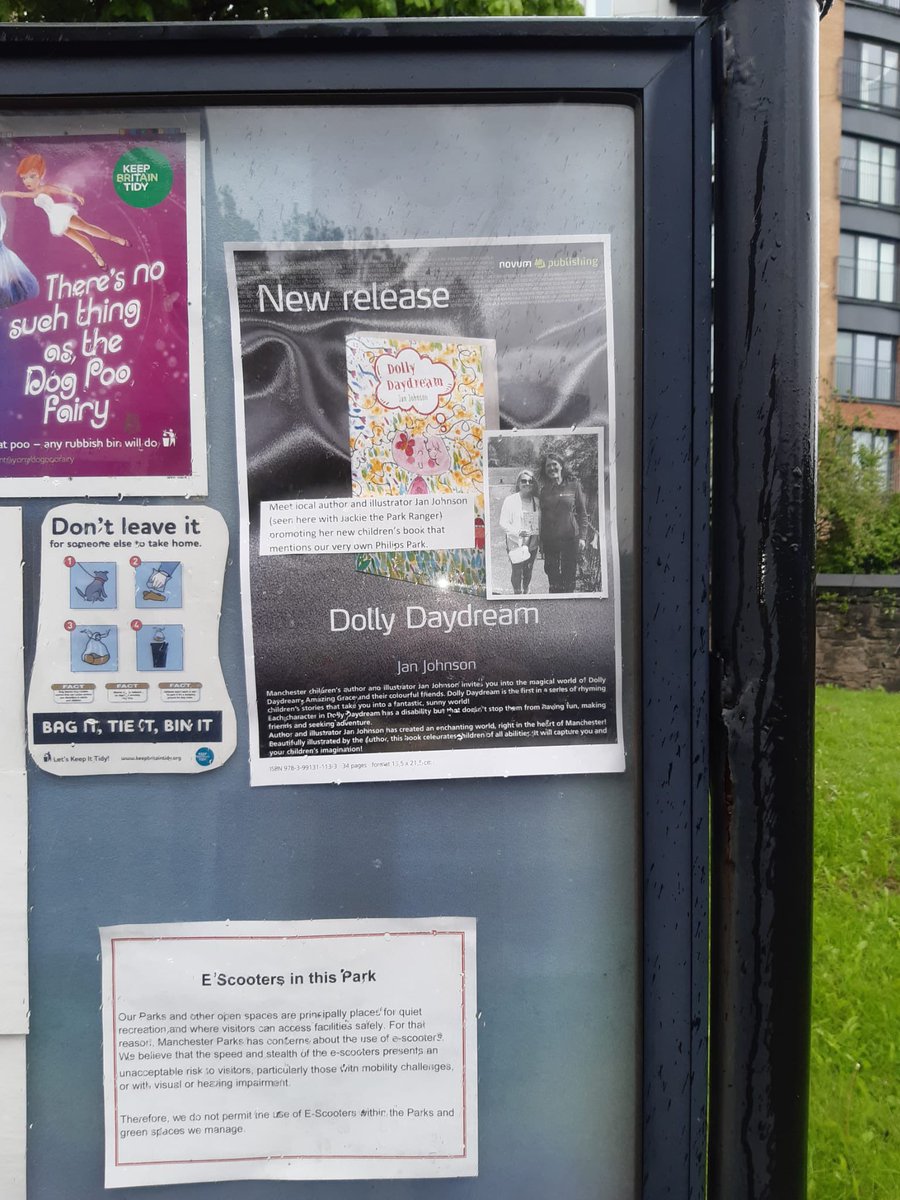 JansDolly's tweet photo. #DollyDaydream is in #PhillipsPark #Manchester Join Dolly &amp; her fabulous friends in a new series of childrens book that will focus on #Environnement #Nature they will travel round the city having fun &amp; making #Friendships https://t.co/zsc6fvBv3U